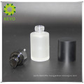 30ml glass pump square oil press sprayer bottle with jar for cosmetic packing